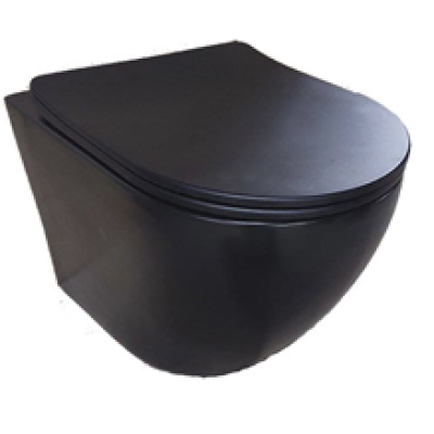 Унитаз подвесной Milleau ALBY BLACK M0203BL