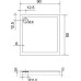 Поддон для душа Aquanet Gamma/Betta Cube 90x90