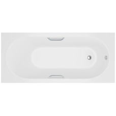 Ванна из искусственного камня Delice Bravo 160x70 глянцевая с ручками хром DLR330033R-G