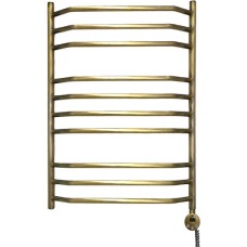 Полотенцесушитель электрический Domoterm Лаура П10 50x80, античная бронза, R 