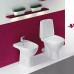Комплект  Унитаз-компакт IFO Frisk 21030000 + Раковина VitrA Arkitekt 6069B003 встраиваемая