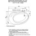 Акриловая ванна Акватек Бетта 150x95 L с гидромассажем