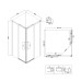 Душевое ограждение Niagara NG-6829-34BLACK 90x90