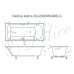 Ванна из искусственного камня Delice Astra 150x70 глянцевая с черными ручками DLR330053RB-G