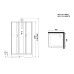 Душевая кабина Niagara NG-1101-14BKT 90x90