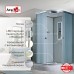 Душевая кабина AvaCan D2080 LED 80x80