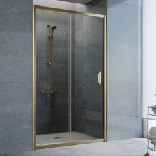 Душевая дверь в нишу Vegas Glass ZP 115 05 01 профиль бронза, стекло прозрачное 