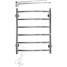 Полотенцесушитель электрический Domoterm Классик DMT 109-6 50x80, L с полотенцедержателем 