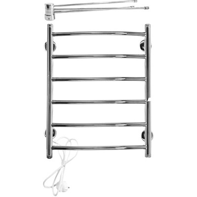 Полотенцесушитель электрический Domoterm Классик DMT 109-6 50x80, L с полотенцедержателем