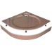 Поддон для душа GuteWetter Deluxe 100x100x16 R терракот