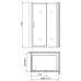 Душевое ограждение Gemy Sunny Bay S28191C-A80 110x80