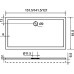 Поддон для душа Aquanet Gamma 140x80