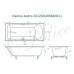 Ванна из искусственного камня Delice Astra 170x80 глянцевая с черными ручками DLR330056RB-G