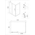 Душевое ограждение Niagara NG-82-12AB-NG-A90B 120x90