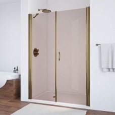 Душевая дверь в нишу Vegas Glass EP-F-2 145 05 05 R профиль бронза, стекло бронза 