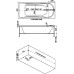 Акриловая ванна Bas Верона 150x70 с гидромассажем