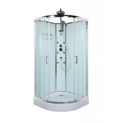 Душевая кабина BELBAGNO UNO-CAB-A-2 80x80 стекло прозрачное