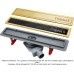 Душевой лоток Pestan Confluo Premium Gold Black Glass Line 850 черное стекло/позолоченная сталь