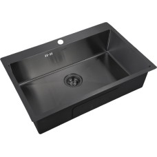 Мойка кухонная Zorg Inox PVD 7551 grafit 