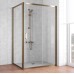 Душевой уголок Vegas Glass ZP+ZPV 130*70 05 01 профиль бронза, стекло прозрачное