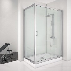 Душевой уголок Aquanet Alfa NAA1131 800х1400х2000 стекло прозрачное, профиль хром 
