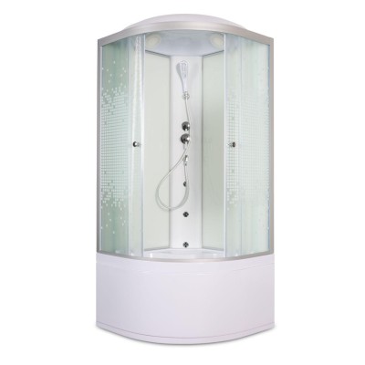 Душевая кабина AvaCan L 910 100x100 с гидромассажем