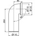 Отвод AlcaPlast A90-90