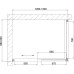 Душевой уголок Vegas Glass ZP+ZPV 130*90 07 10 профиль матовый хром, стекло сатин
