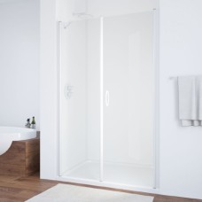 Душевая дверь в нишу Vegas Glass EP-F-2 120 01 01 R профиль белый, стекло прозрачное 