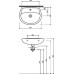 Раковина IFO Hitta RS041105500 55 см