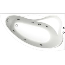 Акриловая ванна Bas Вектра 150x90 R с гидромассажем