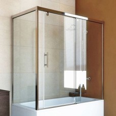 Шторка на ванну GuteWetter Slide Part GV-863A правая 190x90 см стекло бесцветное, профиль хром 