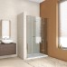 Душевая дверь в нишу GuteWetter Trend Door GK-863P правая 188 см стекло бесцветное Two, профиль хром
