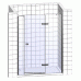 Душевая дверь в нишу GuteWetter Trend Door GK-863P правая 188 см стекло бесцветное Two, профиль хром