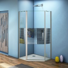 Душевой уголок Good Door Fantasy PNT-100-F-CH 100x100 