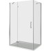 Душевой уголок Good Door Saturn WTW+SP левый 110х80х185 см