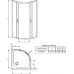 Душевой уголок Radaway Premium Plus A 80x170 прозрачное стекло