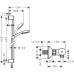 Душевой комплект Hansgrohe Crometta 100 27030400