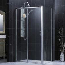 Душевой уголок RGW Passage PA-42 (1100-1120)х1000 профиль хром, стекло матовое 