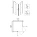 Душевое ограждение Niagara NG-6814-08 BLACK 100x100