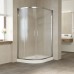 Душевой уголок Vegas Glass ZS-F 120*80 08 02 профиль глянцевый хром, стекло шиншилла