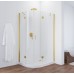 Душевой уголок Vegas Glass AFS-F 120*80 09 01 R профиль золото, стекло прозрачное