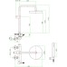 Душевая стойка Fiore Xenon 44CR5168