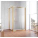 Душевой уголок Vegas Glass ZP+ZPV 120*70 09 02 профиль золото, стекло шиншилла