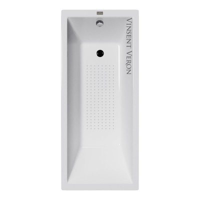 Чугунная ванна Vinsent Veron Square 140x70x45 с антискользящим покрытием