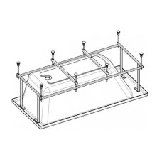 Монтажный набор для ванны Roca Becool 180x80 ZRU9302786