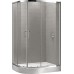 Душевой уголок Cezares ECO-O-RH-2-100/80-C-Cr стекло прозрачное