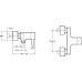 Смеситель Jacob Delafon Cuff E45533-CP для душа