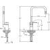 Комплект  Мойка кухонная Seaman Eco Roma SMR-4444A.A + Смеситель VitrA Single sink mixer A42388EXP для кухонной мойки