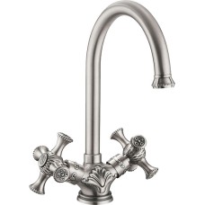 Смеситель Zorg Antic A 6002K-SL для кухонной мойки 